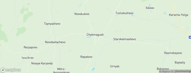 Chekmagush, Russia Map