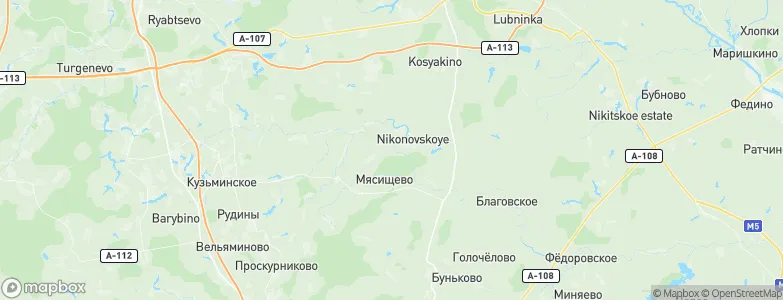Chekmenevo, Russia Map