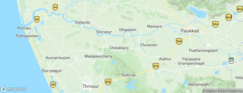 Chēlakara, India Map