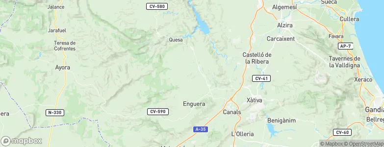 Chella, Spain Map