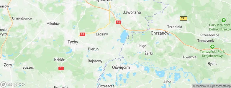 Chełm Śląski, Poland Map