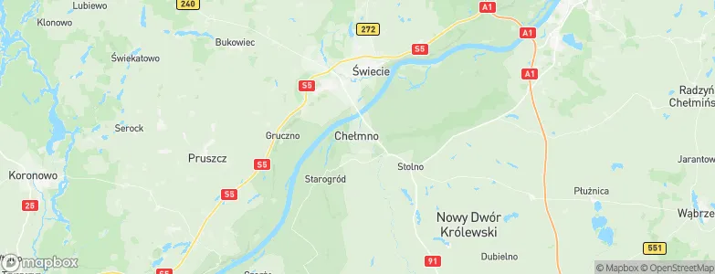 Chełmno, Poland Map