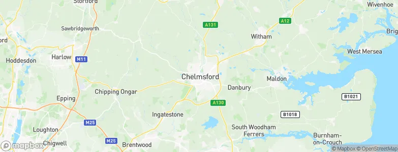 Chelmsford, United Kingdom Map