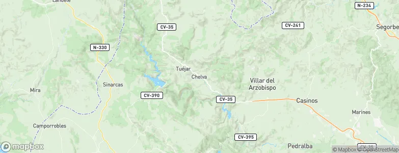 Chelva, Spain Map