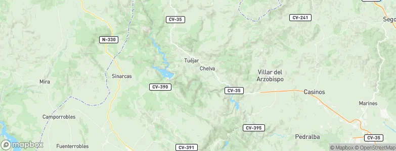 Chelva, Spain Map