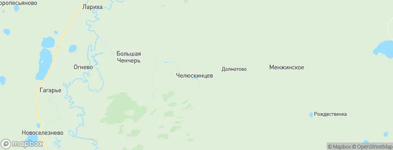 Chelyuskintsev, Russia Map