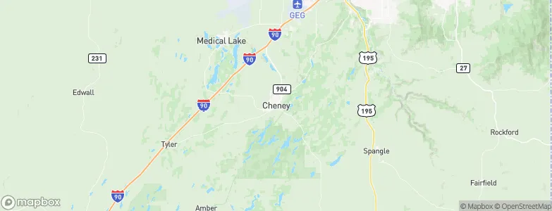 Cheney, United States Map