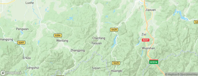 Chenfang, China Map