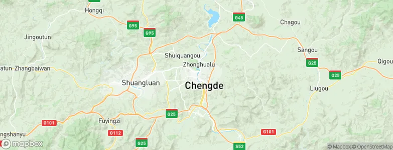 Chengde, China Map