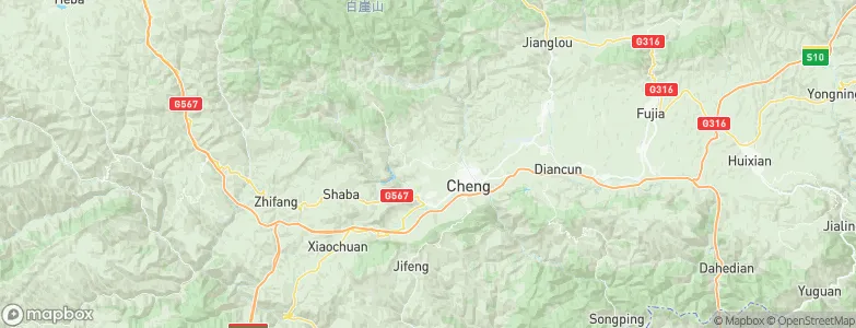 Chenyuan, China Map