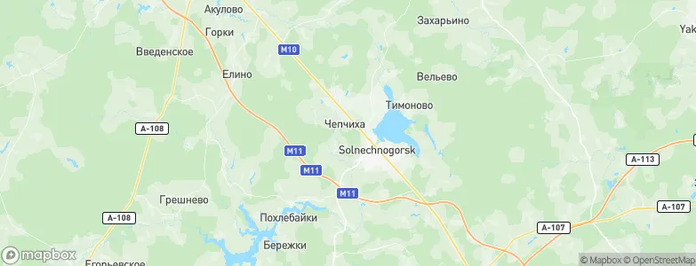 Chepchikha, Russia Map