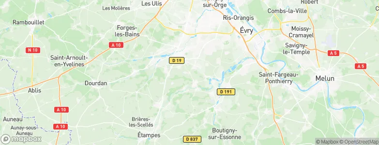Cheptainville, France Map
