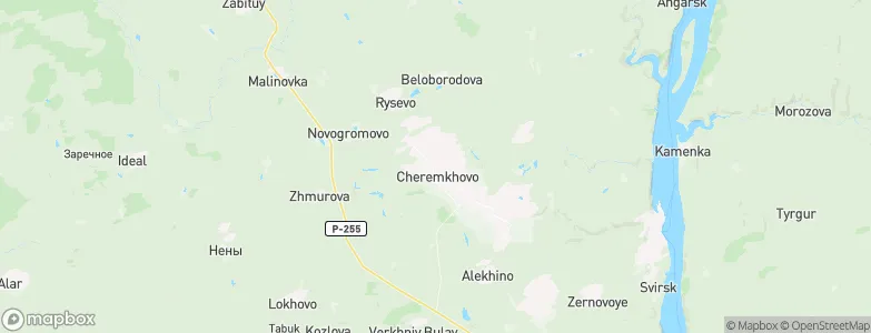 Cheremkhovo, Russia Map