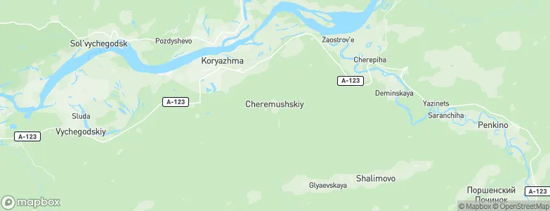 Cheremushskiy, Russia Map