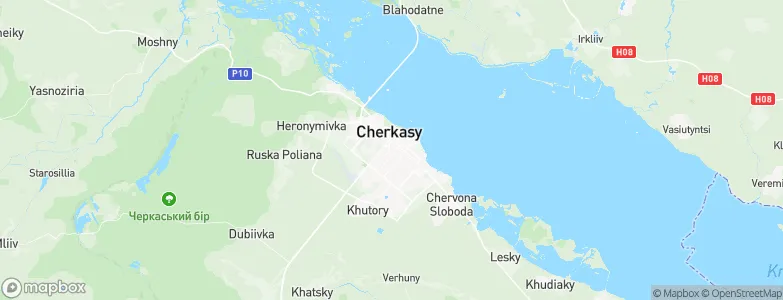 Cherkasy, Ukraine Map