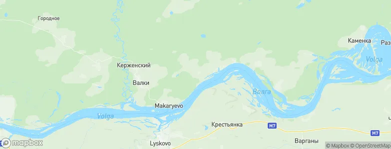 Chërnaya Maza, Russia Map