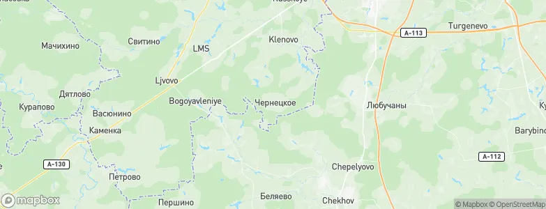 Chernetskoye, Russia Map