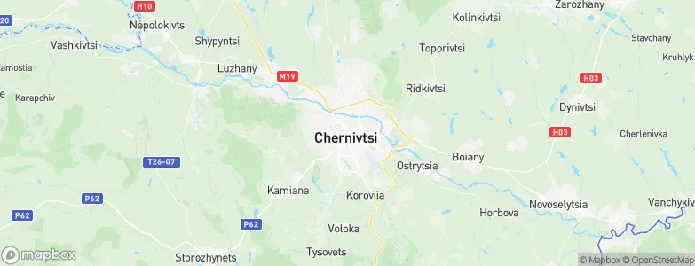 Chernivtsi, Ukraine Map