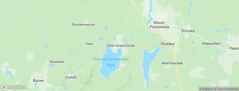 Chernoistochinsk, Russia Map