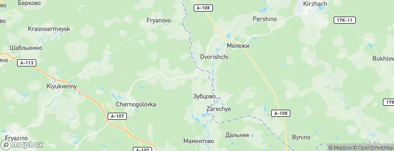 Chernovo, Russia Map