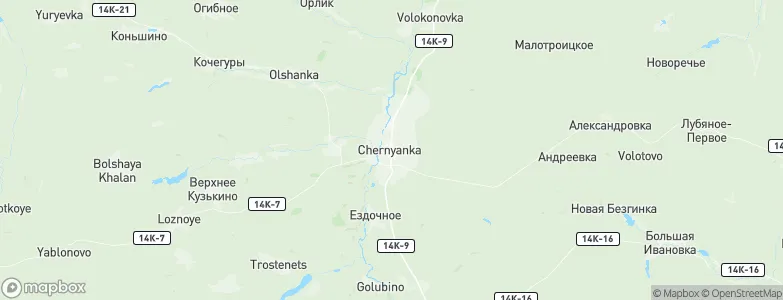 Chernyanka, Russia Map
