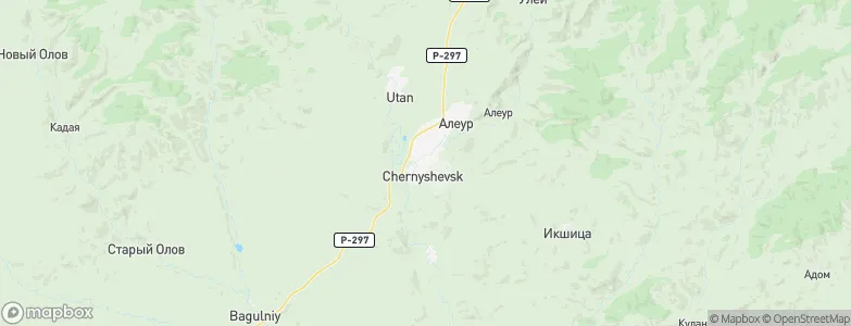 Chernyshevsk, Russia Map