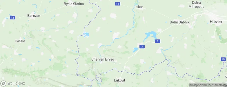 Cherven Bryag, Bulgaria Map