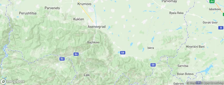 Cherven, Bulgaria Map