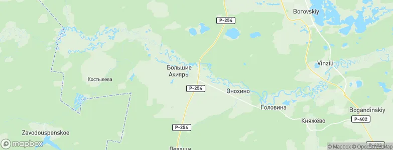 Chervishevo, Russia Map