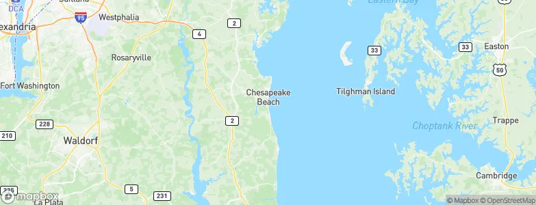 Chesapeake Beach, United States Map