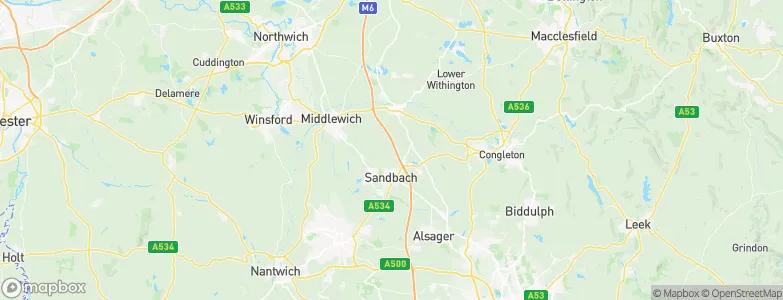 Cheshire East, United Kingdom Map