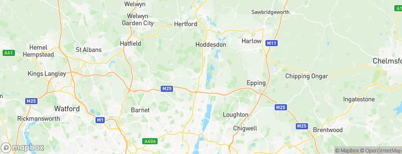 Cheshunt, United Kingdom Map