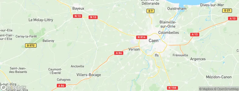 Cheux, France Map