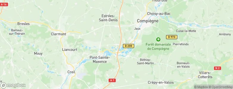 Chevrières, France Map