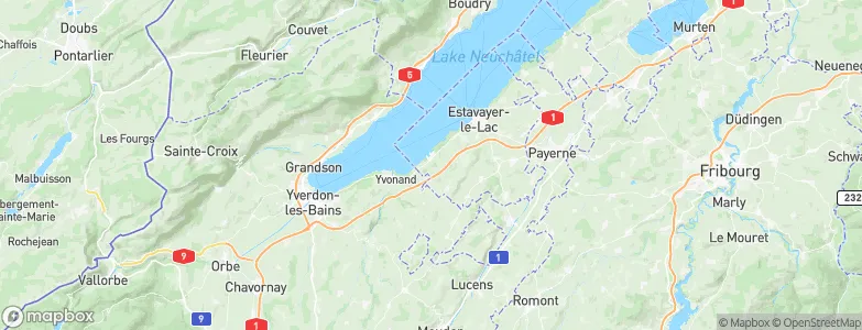 Cheyres, Switzerland Map