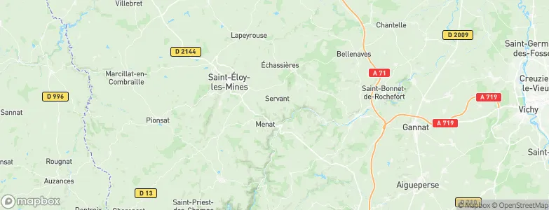Chez Fayard, France Map
