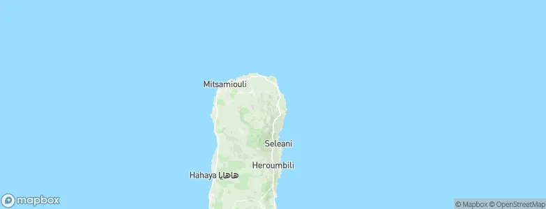 Chezani, Comoros Map