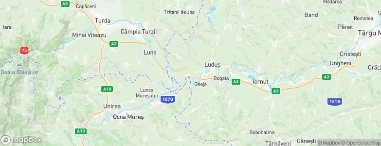 Cheţani, Romania Map