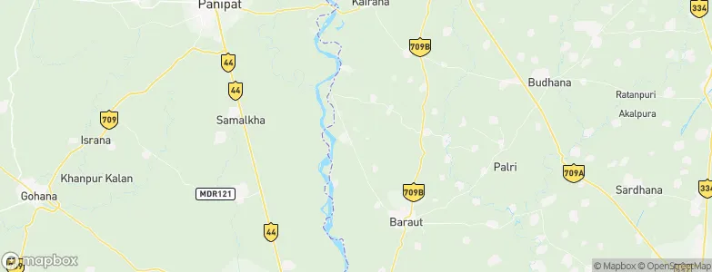 Chhaprauli, India Map