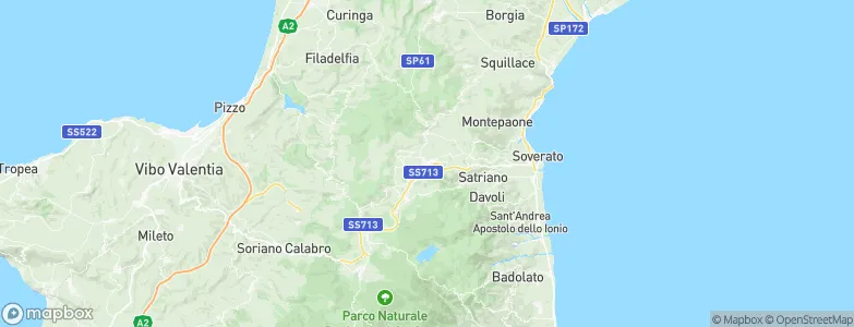Chiaravalle Centrale, Italy Map