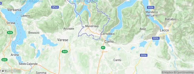 Chiasso, Switzerland Map
