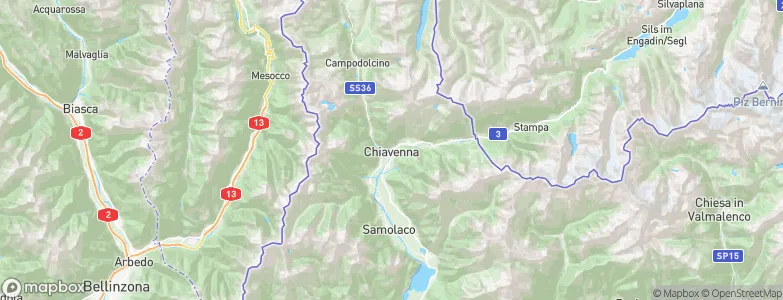 Chiavenna, Italy Map