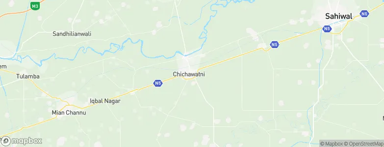Chichawatni, Pakistan Map