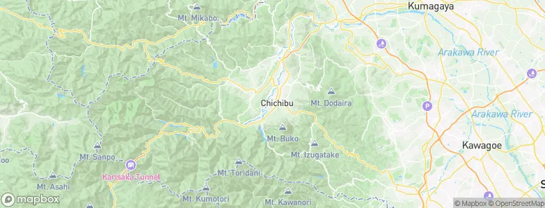 Chichibu, Japan Map