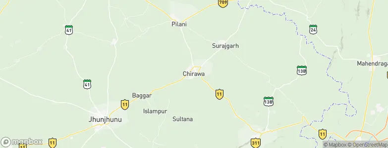 Chidawa, India Map