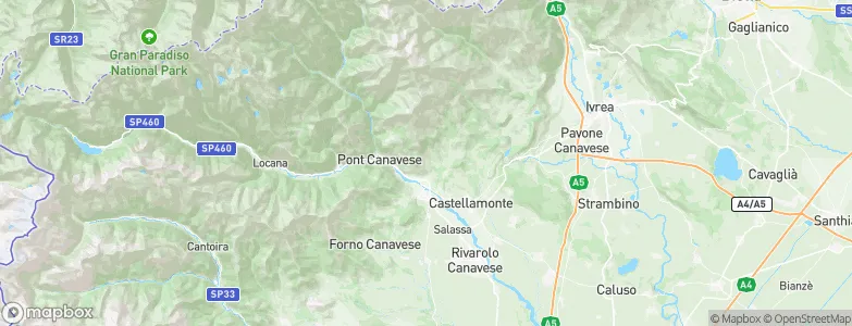 Chiesanuova, Italy Map