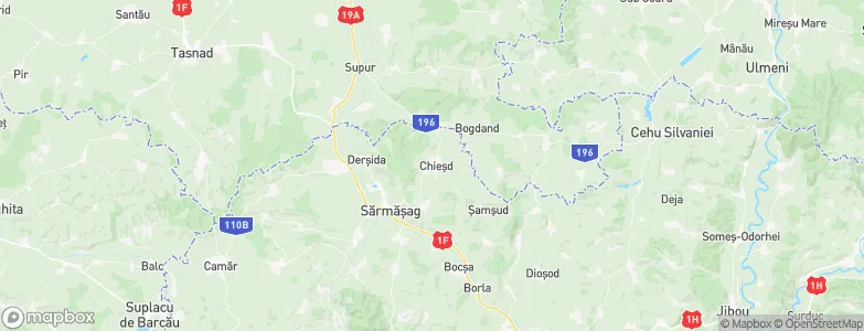 Chieşd, Romania Map