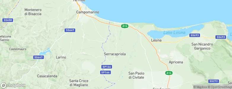 Chieuti, Italy Map