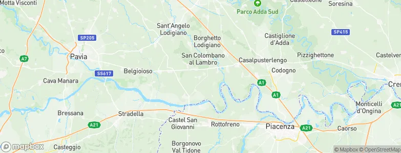 Chignolo Po, Italy Map