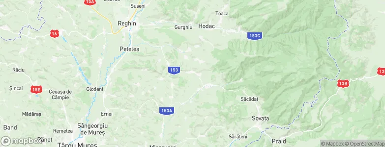 Chiheru de Jos, Romania Map